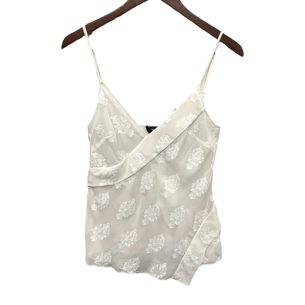 NWT Theory Asymmetrical Silk Sleeveless Tank Top